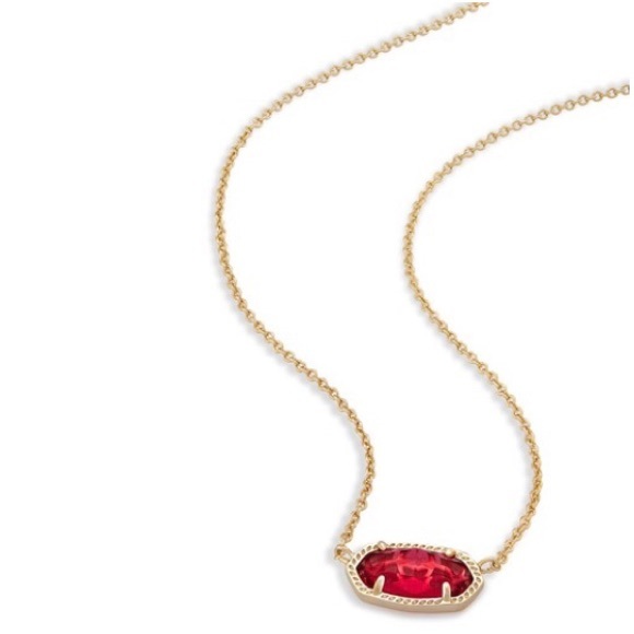✂️KENDRA SCOTT Elisa Necklace In Berry Illusion - Picture 6 of 8